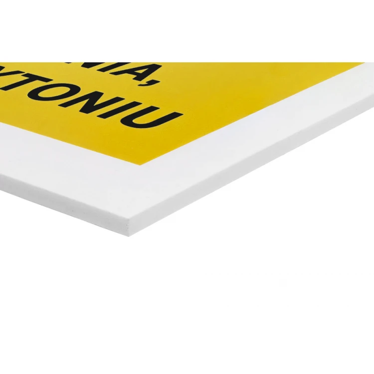 Uwaga zachowaj ostrożność - wym. 297x210mm (A4) - PVC - kolorowy druk UV - BHP034